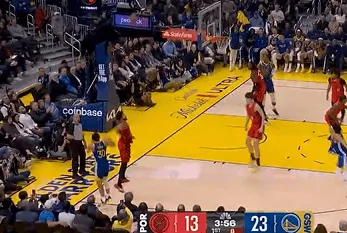 赏金女王试玩-库里无视防守底角三分命中，命中个人职业生涯第4200记三分